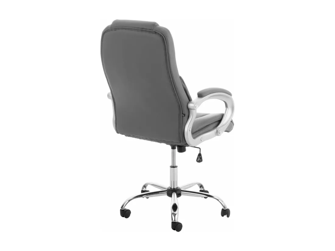 Chaise de bureau - Similicuir & Métal - Gris - Apoll XL