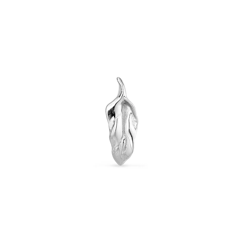 Jane Kønig  Leaf ørestik - Sølv