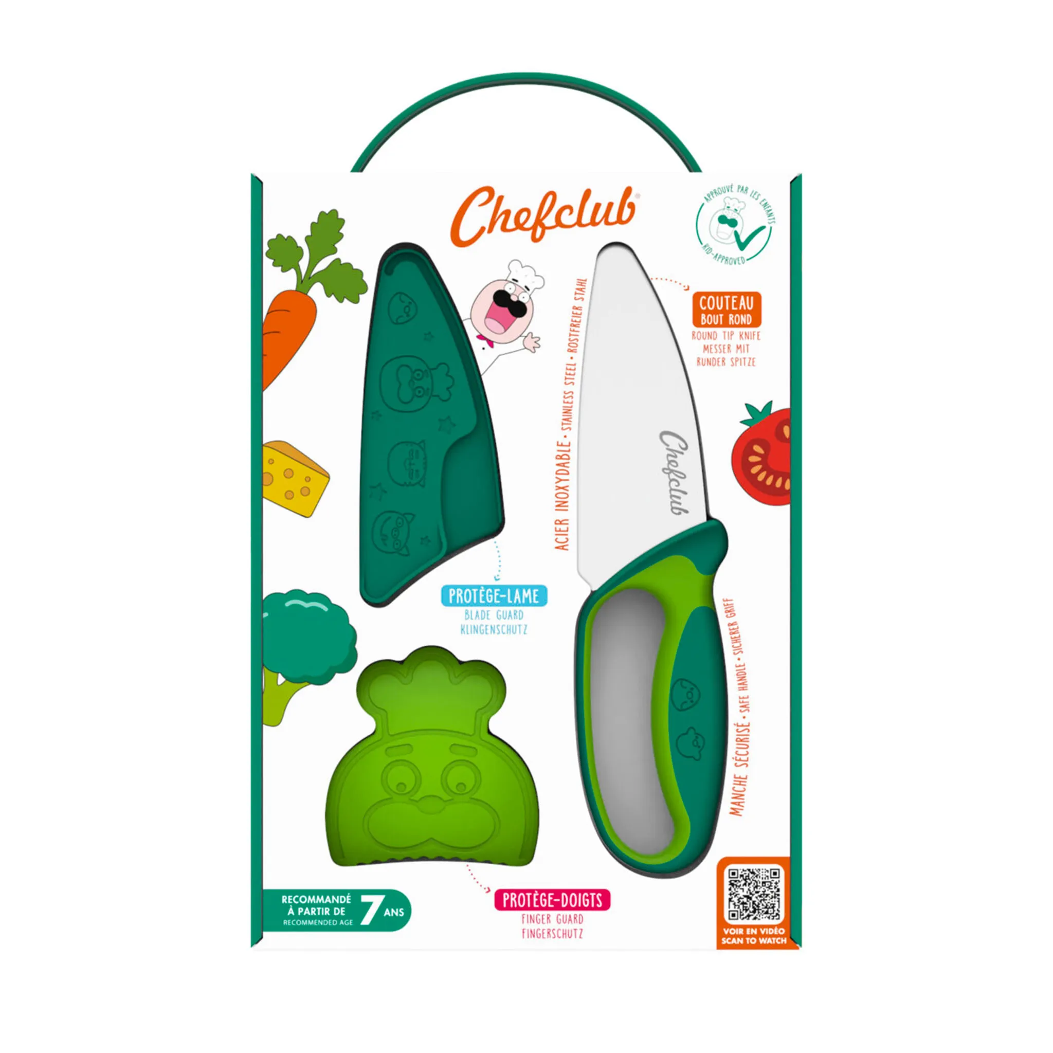 Chefclub Couteau de Chef - Vert