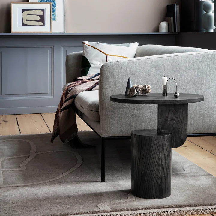 Ferm Living - Turn Sofa, 2-Sitzer, Baumwolle / Leinen natur
