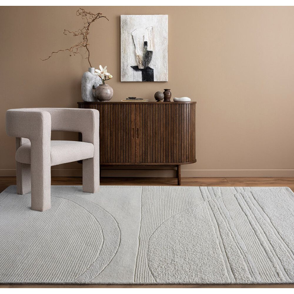 GULVTEPPE HEWERS ULL 160X230CM HVIT