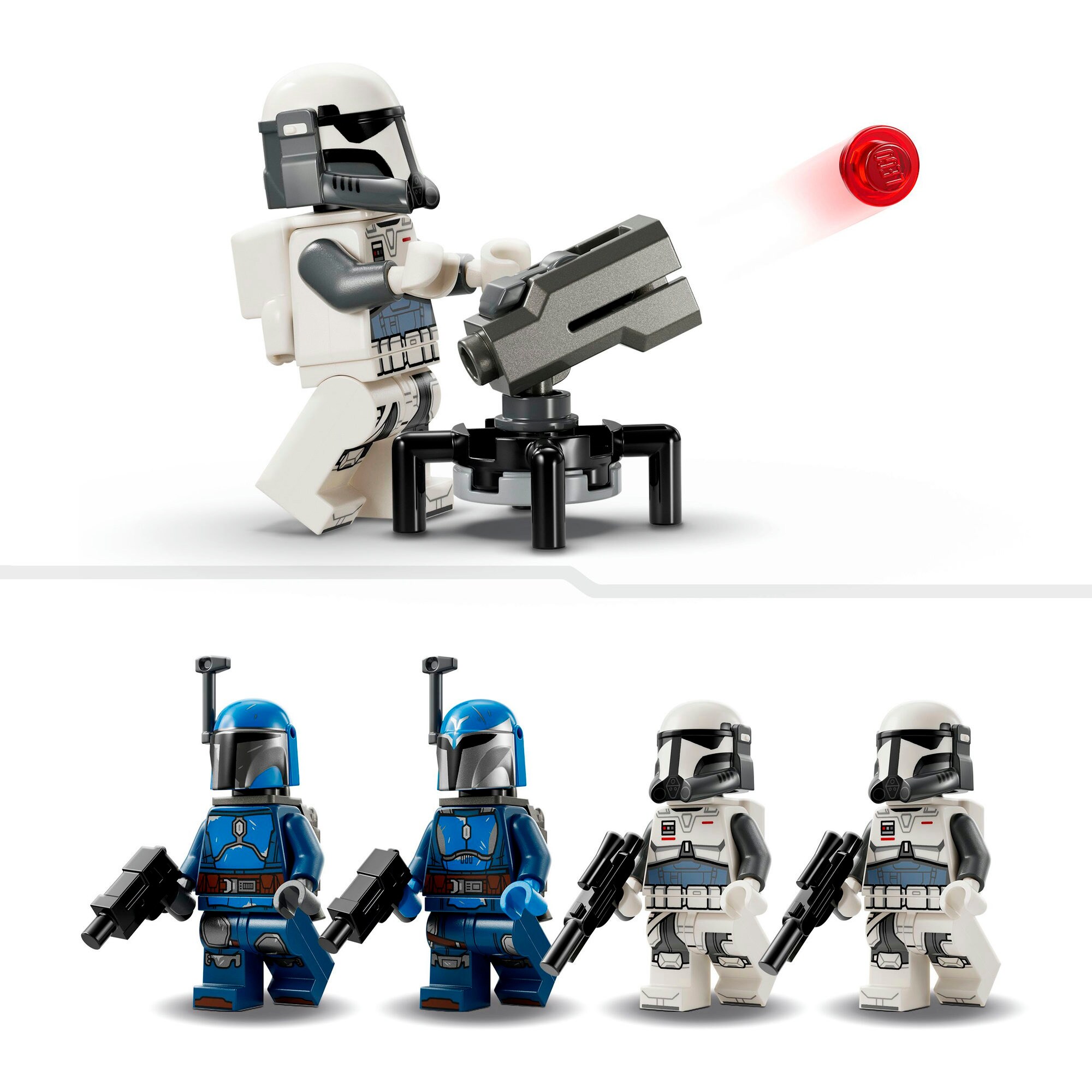 LEGO Konstruktionsspielzeug Star Wars Hinterhalt auf Mandalore Battle Pack
