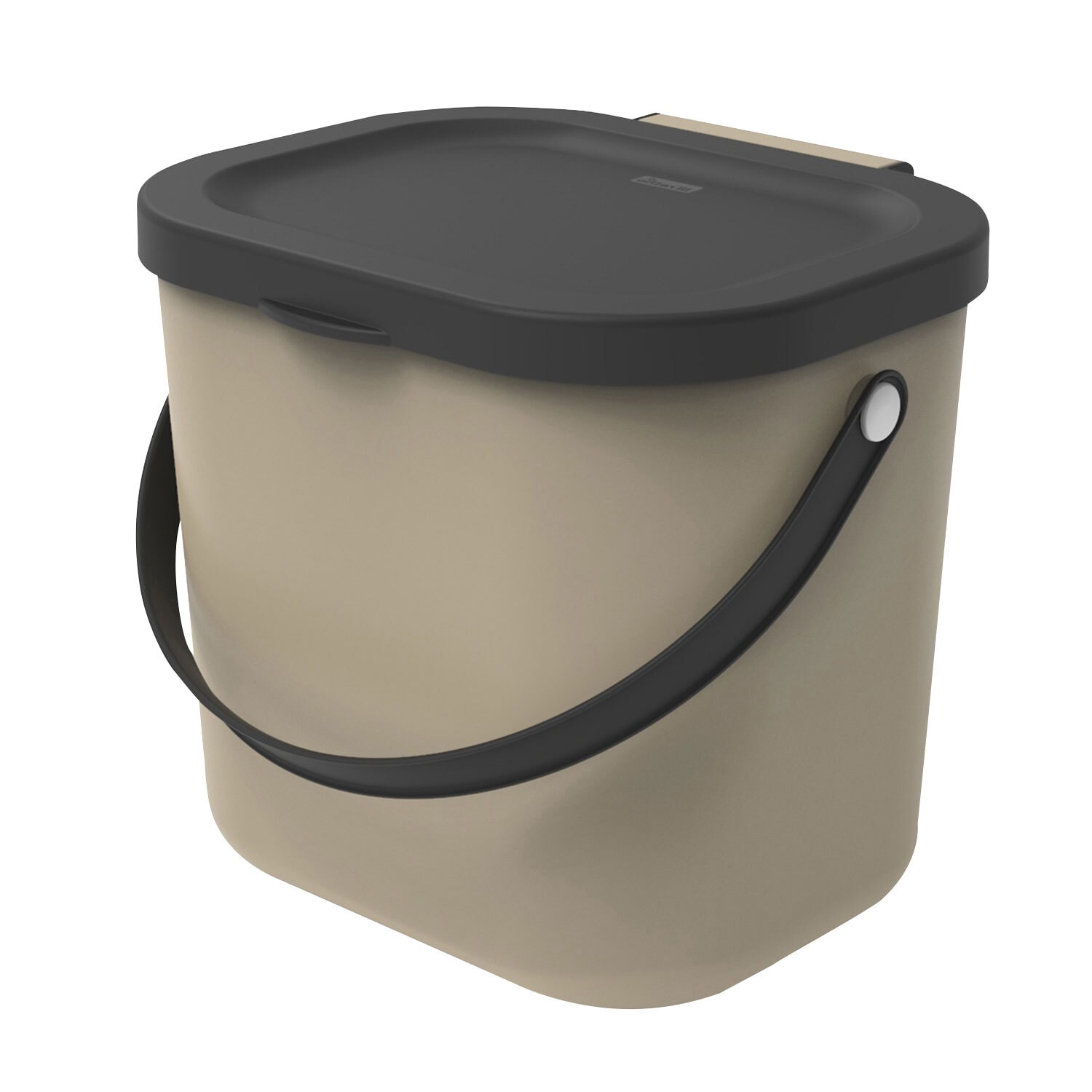 rotho Abfalleimer ALBULA beige /schwarz