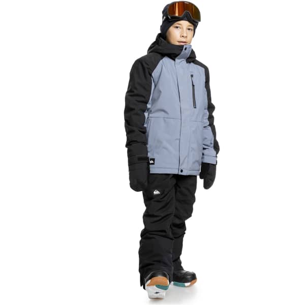 Veste snowboard QUIKSILVER MISSION BLOCK FLINT STONE