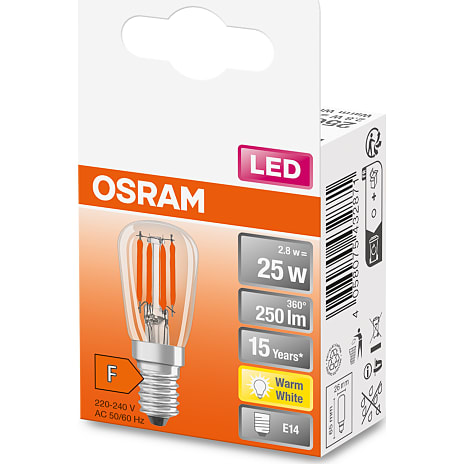 Osram LED filament 2,8W- varmt hvidt lys