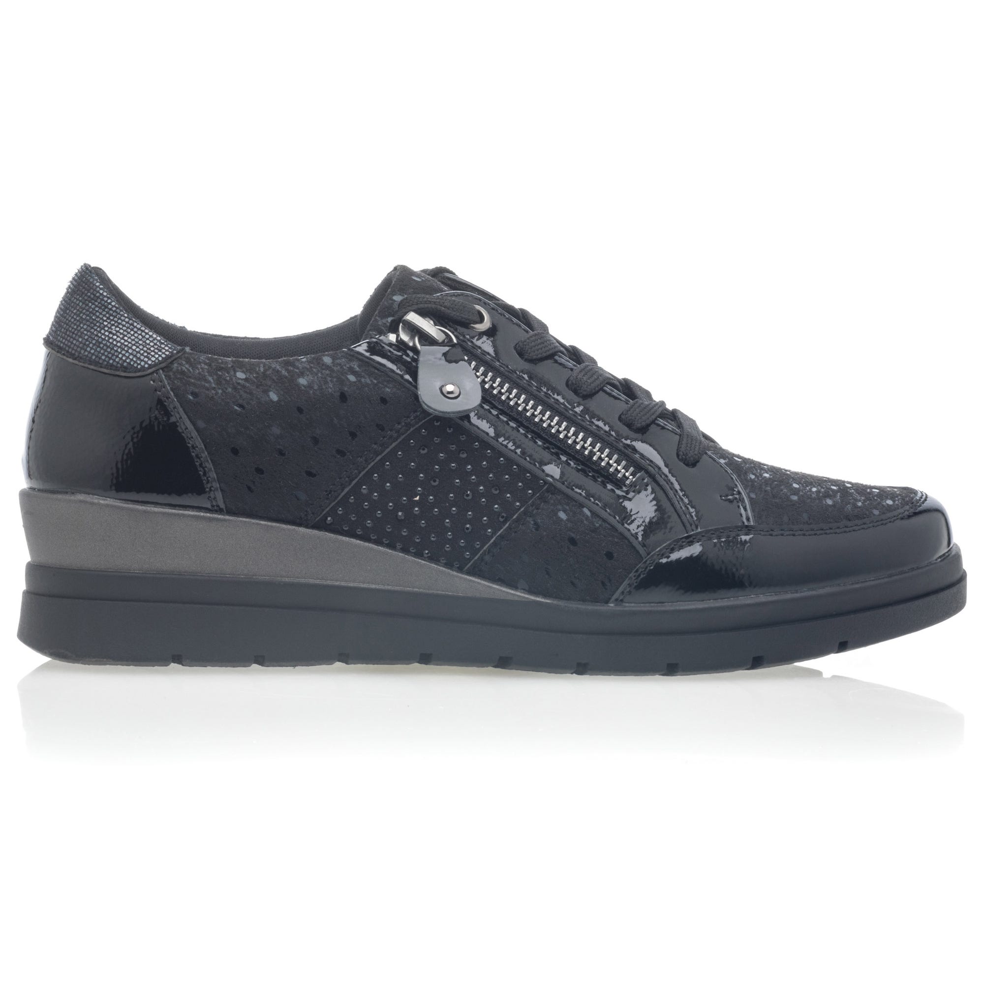 Derbies pieds sensibles Femme noir