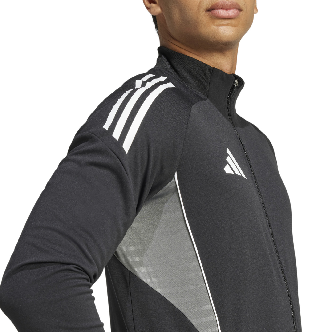 Adidas Tiro 25 Competition Trainingsjack Zwart Grijs Wit
