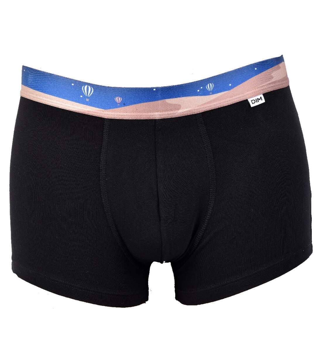 Boxer DIM Homme en coton stretch ultra Confort -Assortiment modèles photos selon arrivages- Pack de 3 Boxers Surprise Ceinture imprimée