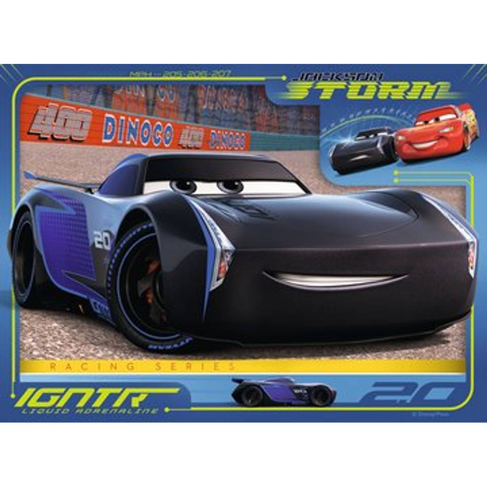 Ravensburger puzzelset Disney Cars 3 Let’s race! - 12 + 16 + 20 + 24 stukjes