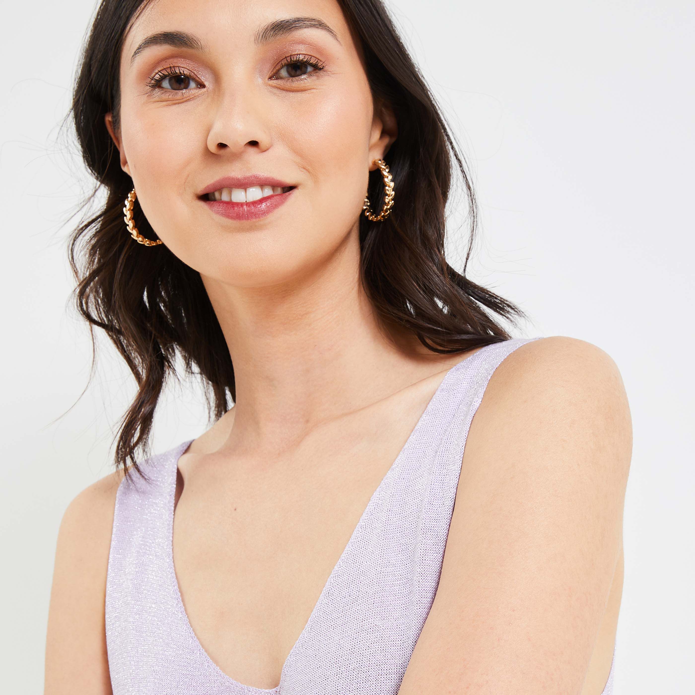 Débardeur lurex femme - VIOLET