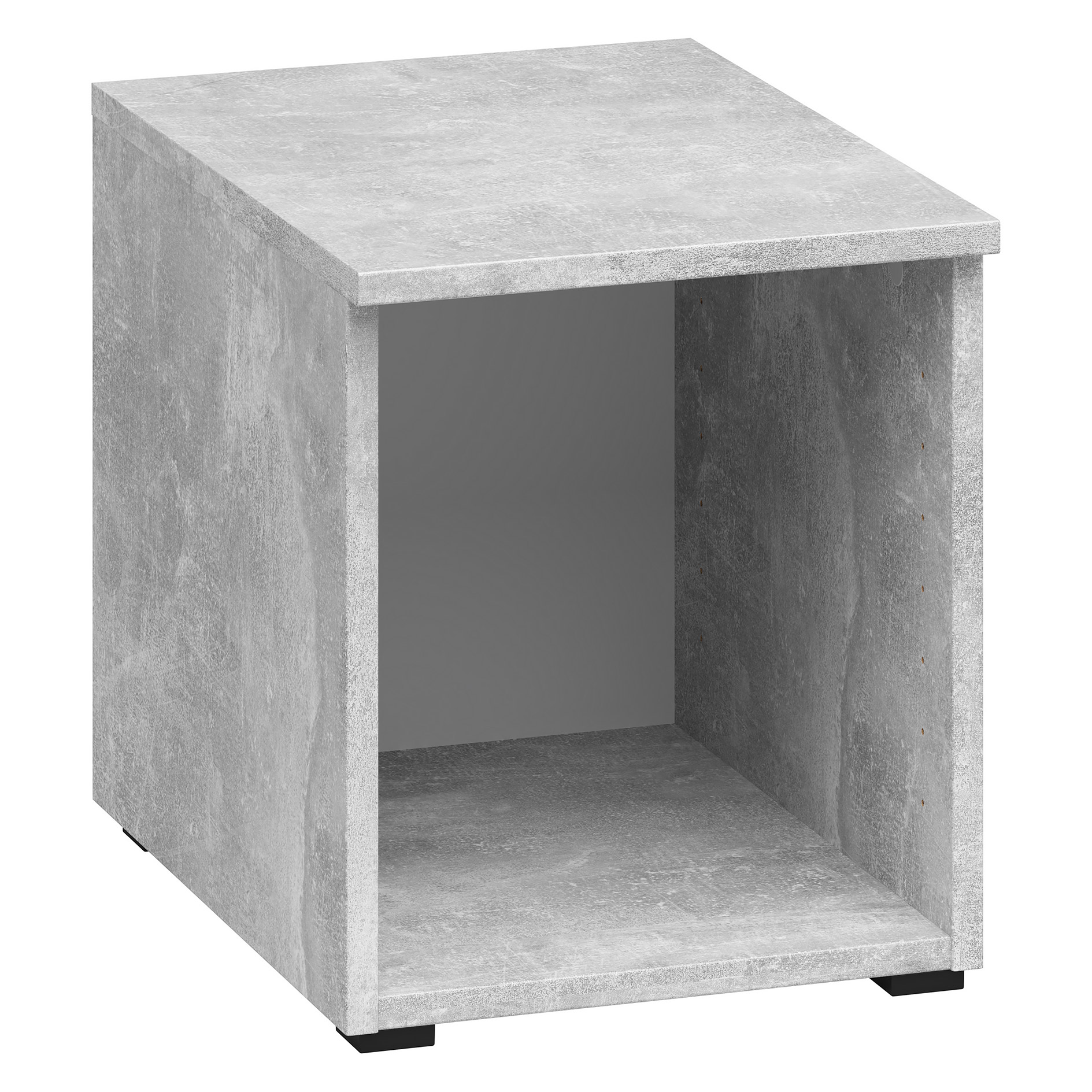 Aufsatzelement - auch hängend verwendbar - Betonoptik - Breite 30 cm