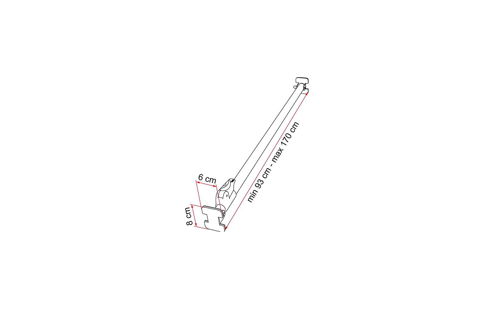 Fiamma Sicherungsstange Luggage Bar 170 cm