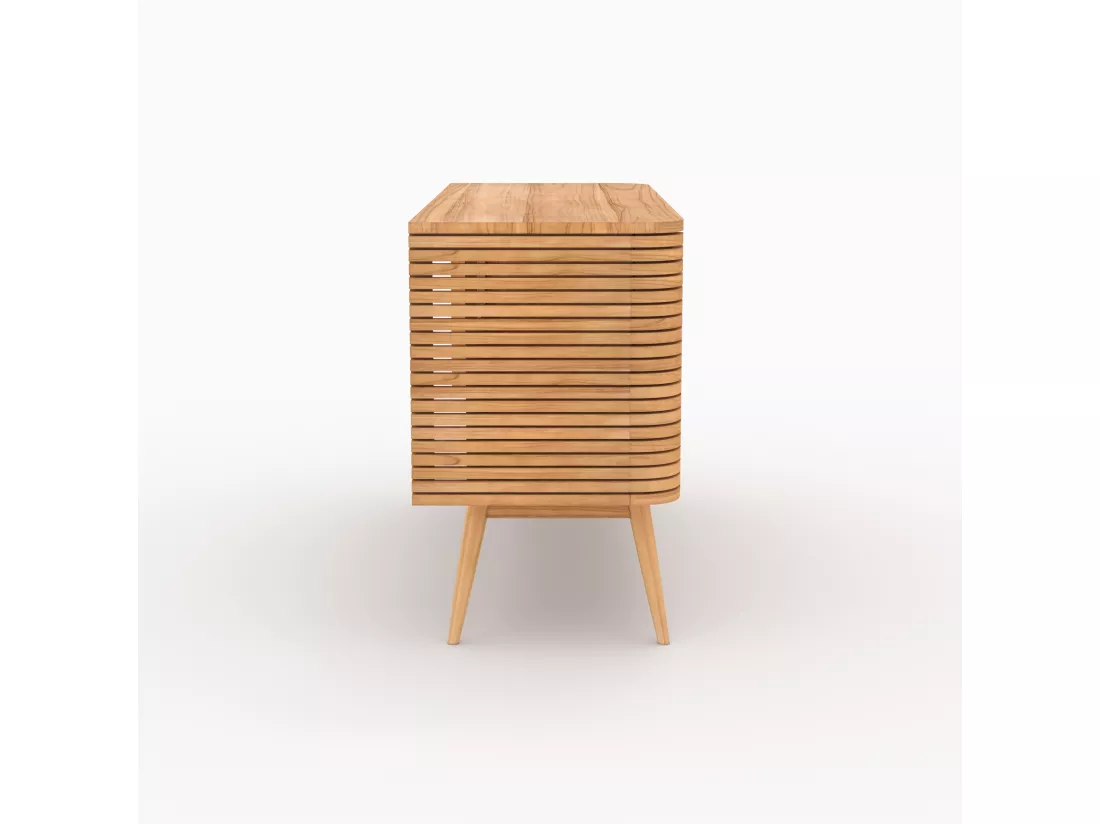 Meuble de salle de bain en bois de teck 140 cm - Auguste