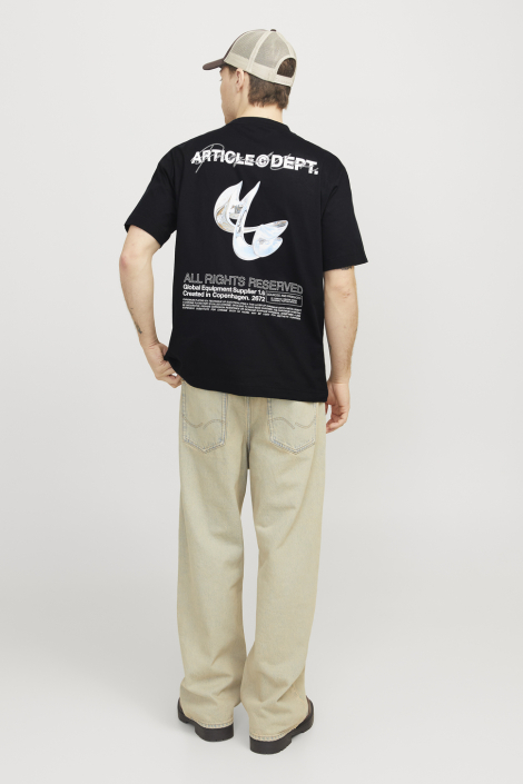 Jack & Jones zwarte heren t-shirt
