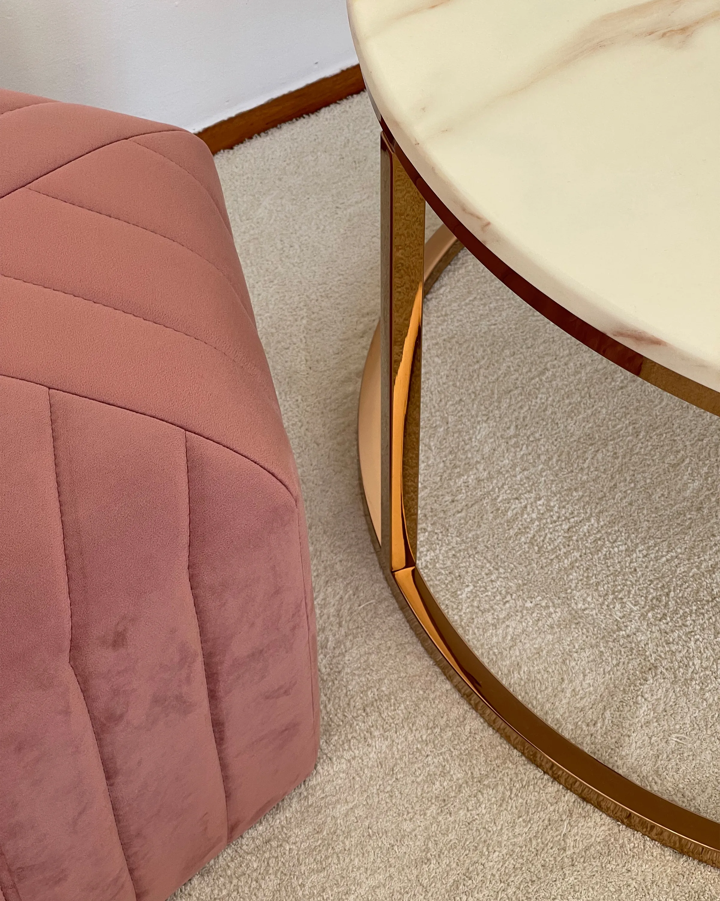 Salontafel CORAL Roségoud