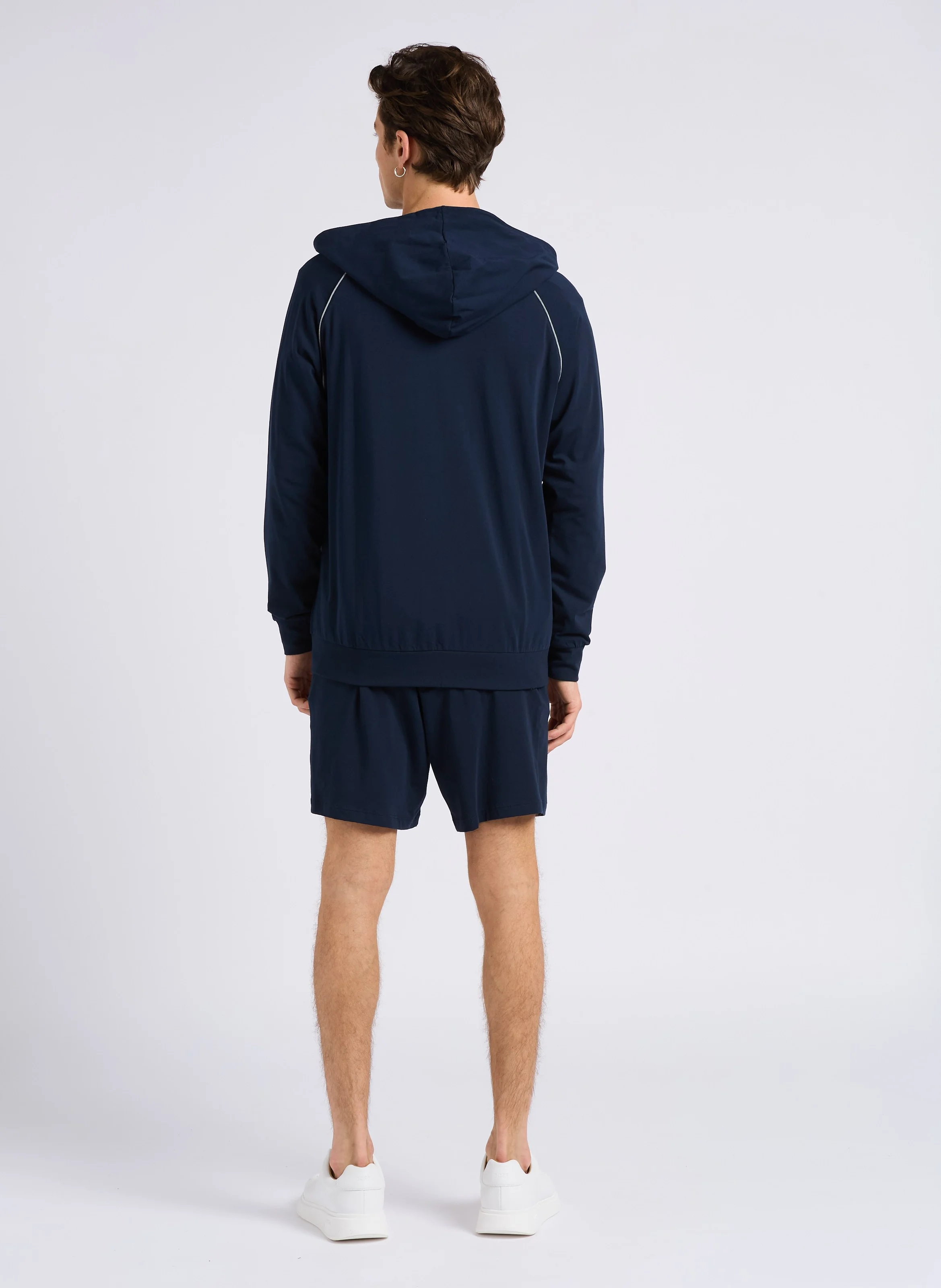 Sweat à capuche zippé | Bleu