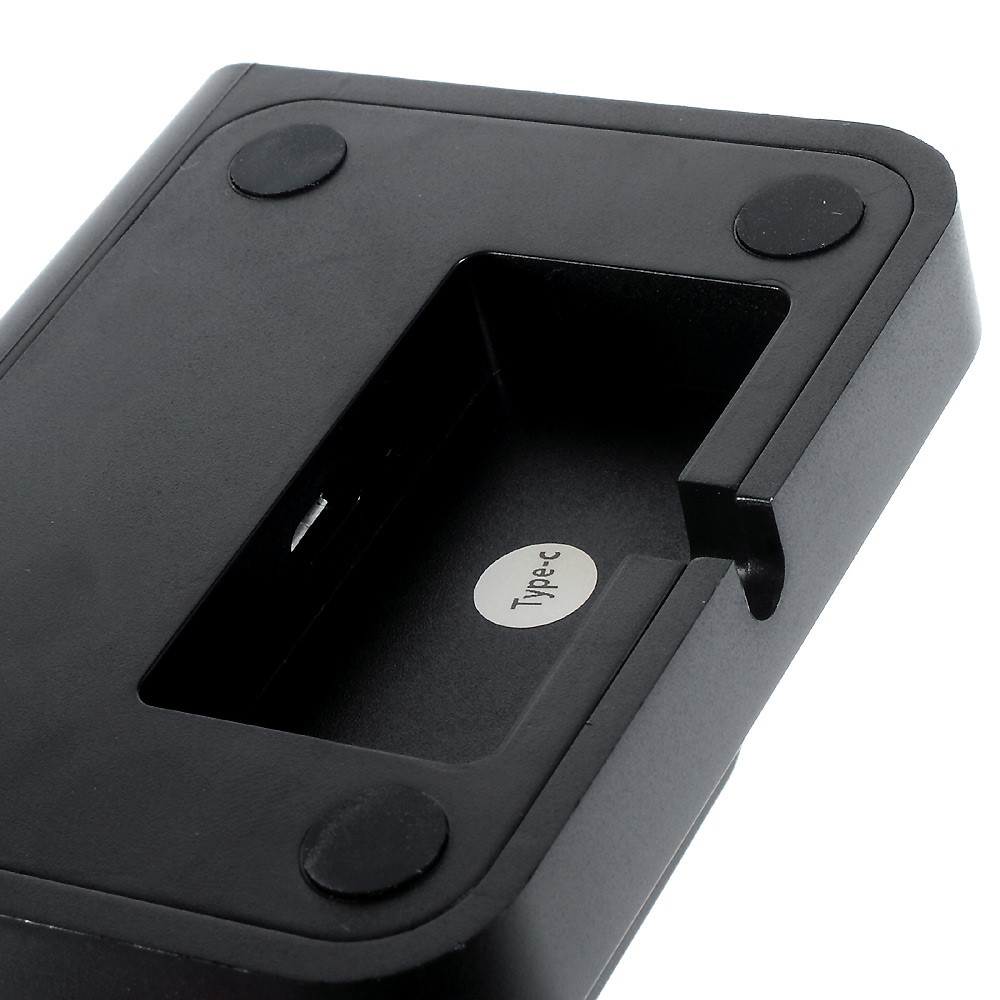 Temei - USB C Dockingstation Tisch Ladestation (USB TYP-C / USB 3.1) - Schwarz