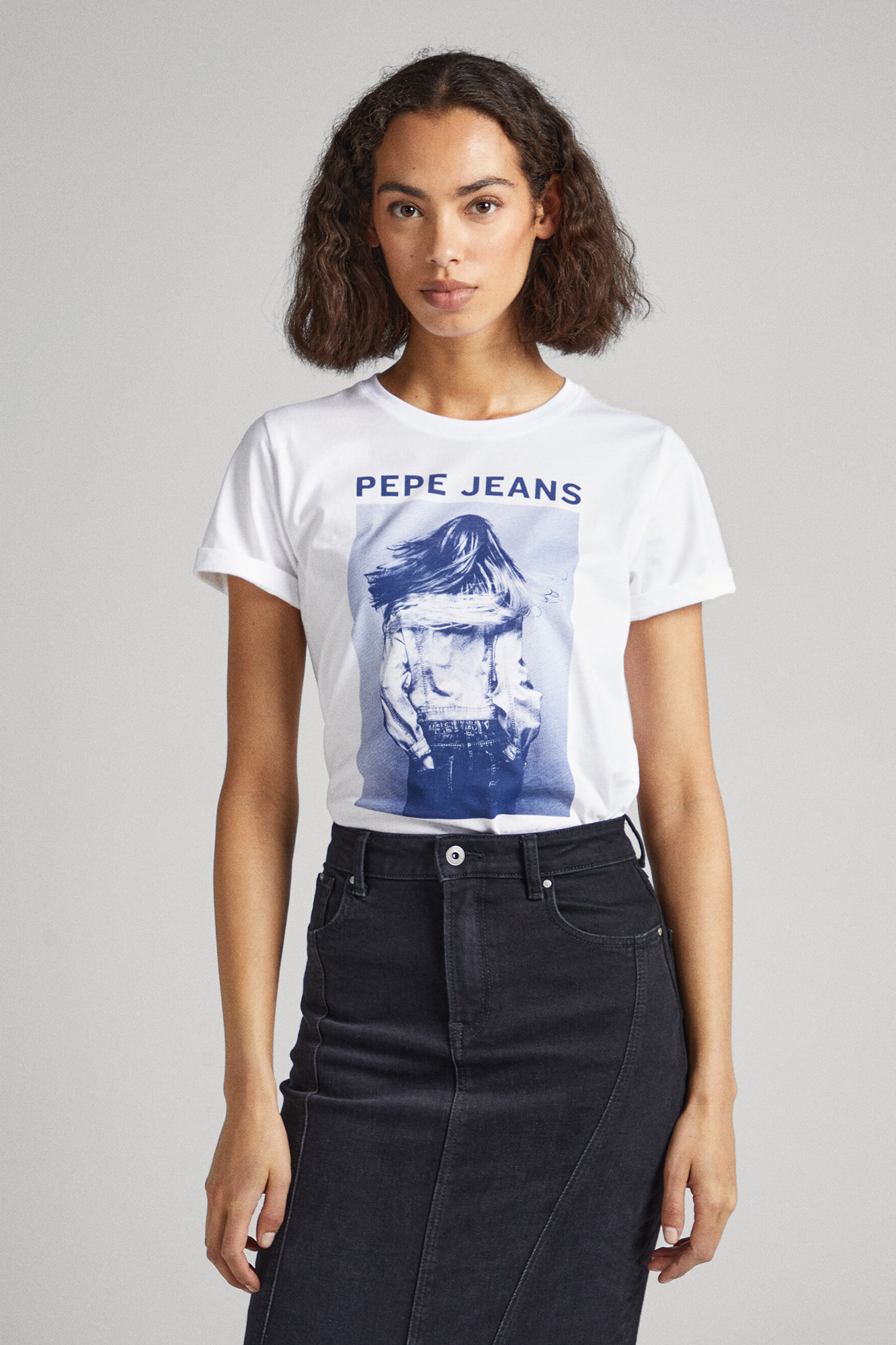 Camiseta de manga curta para fotografia