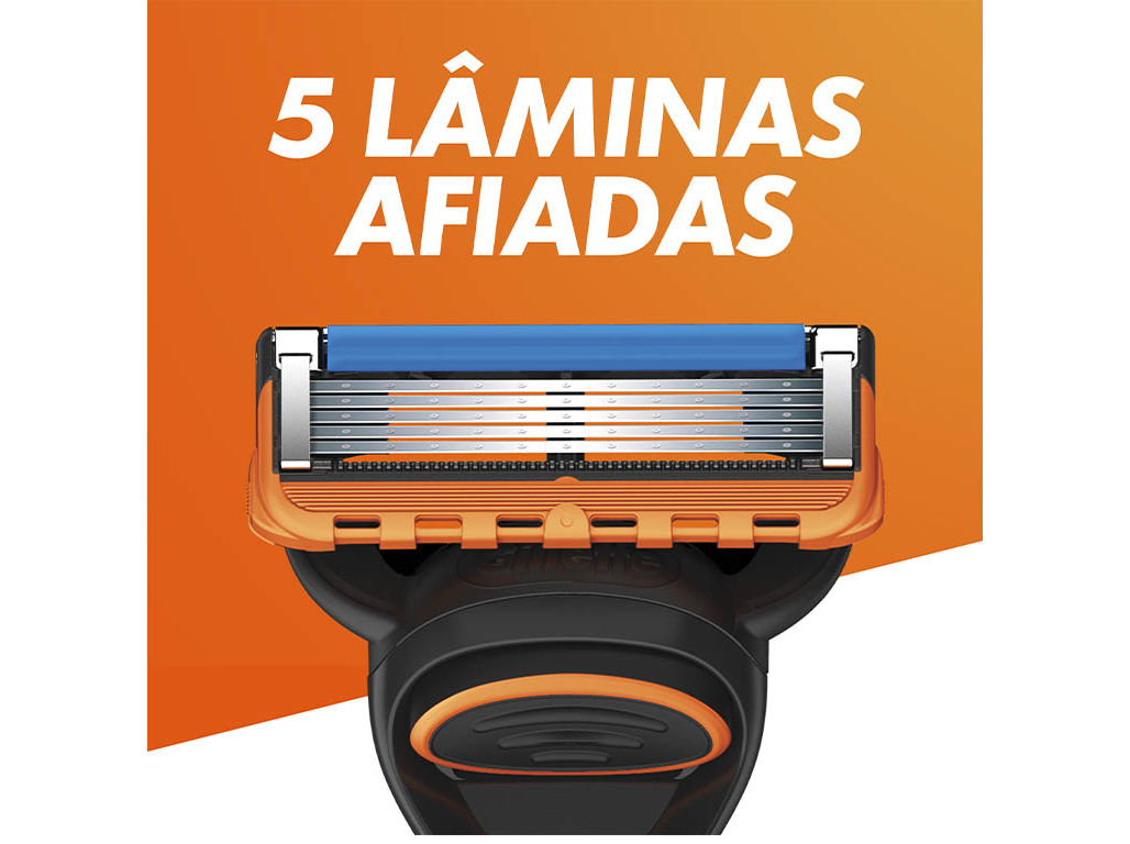 RECARGA DE LÂMINAS FUSION5 POWER GILLETTE 8 UN