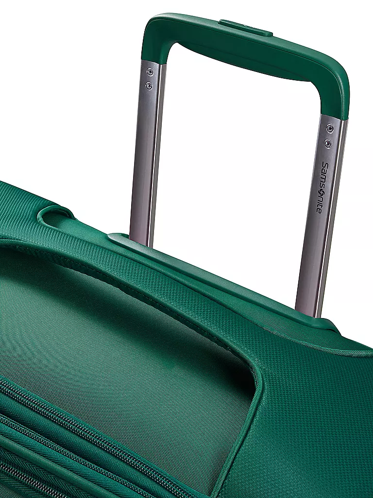 SAMSONITE Trolley Weich D' LITE SPINNER 71cm erweiterbar Pine Green dunkelgrün