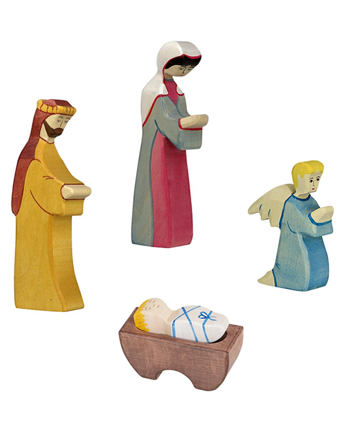 Holzfiguren-Set KRIPPE 11-teilig