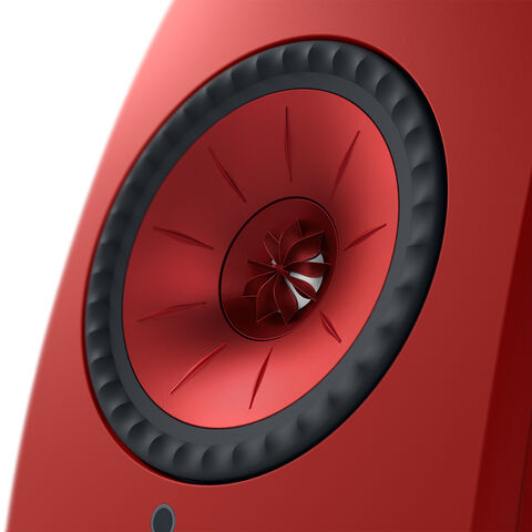 KEF LSX II – supercompacte draadloze hifi-luidspreker Rood
