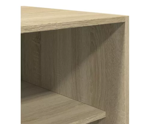 Garde-robe chêne sonoma 80x50x200 cm bois d'ingénierie