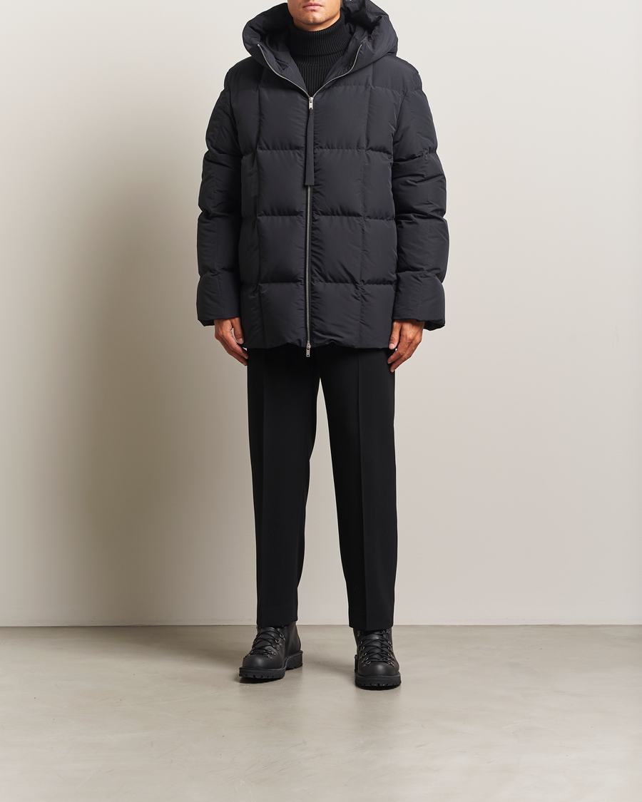 Jil Sander Water Repellent Down Parka Black