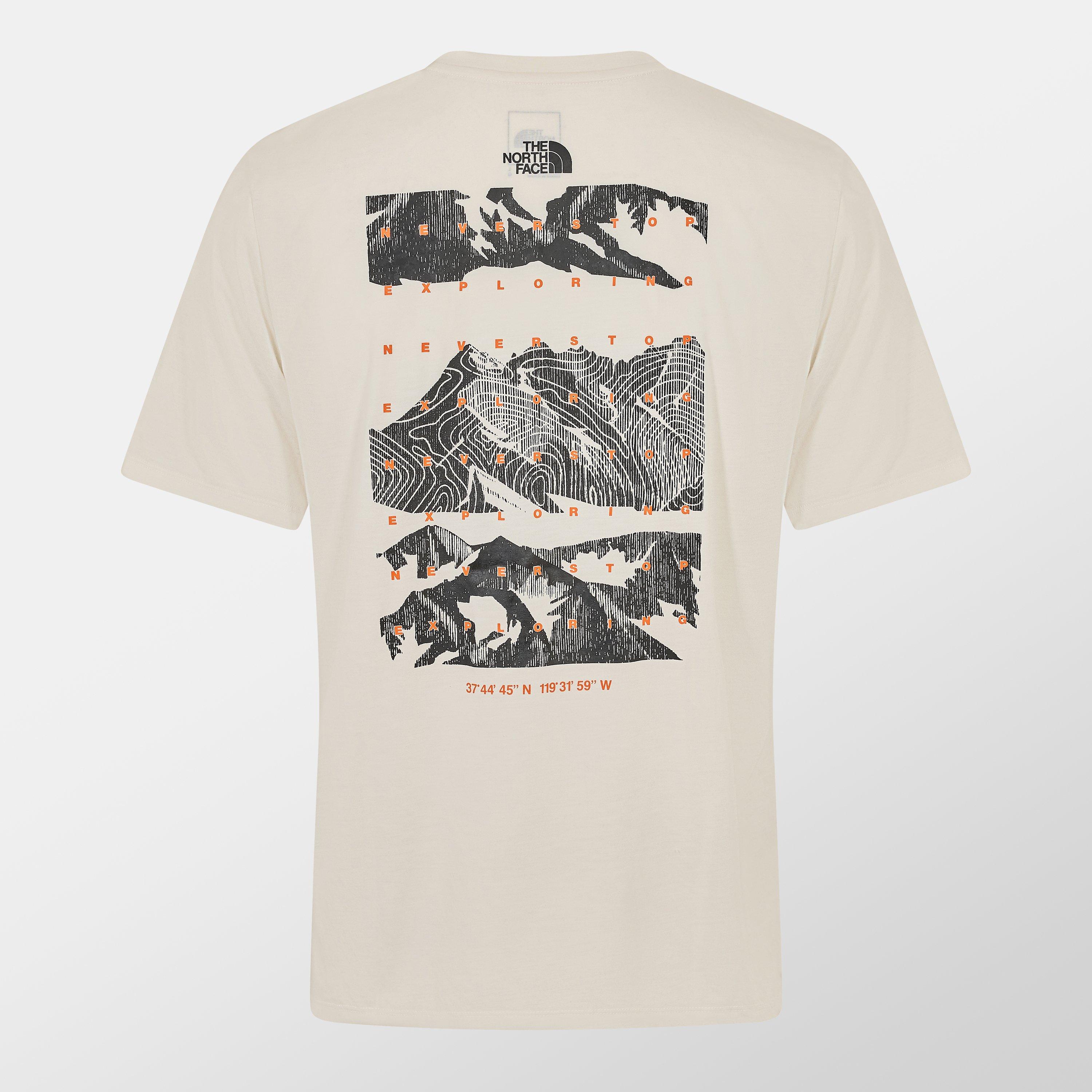 The North Face M FOUNDATION MOUNTAINS FACES TEE WH