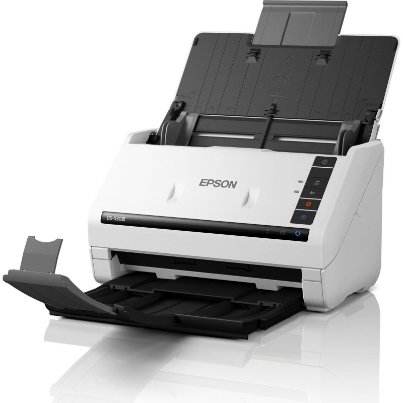 Epson WorkForce DS-530III Alimentation feuille à feuille de scanner 600 x 600 DPI A4 Blanc