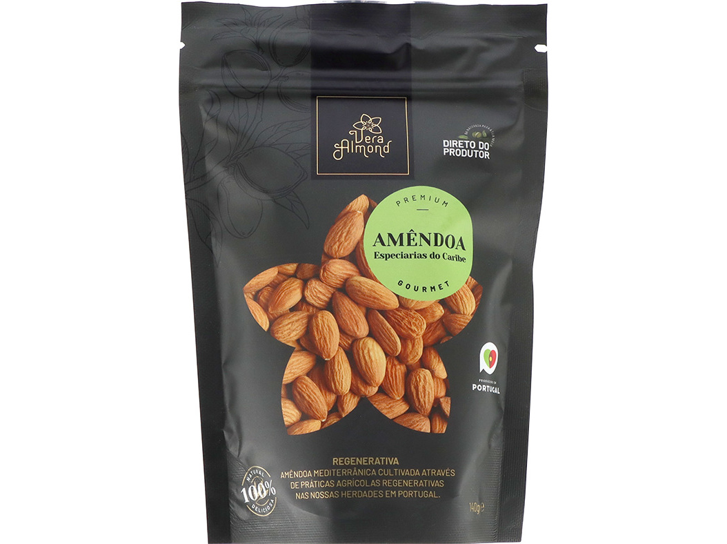 MIOLO AMÊNDOA VERA ALMOND COM MEL E ESPECIARIAS 140 G
