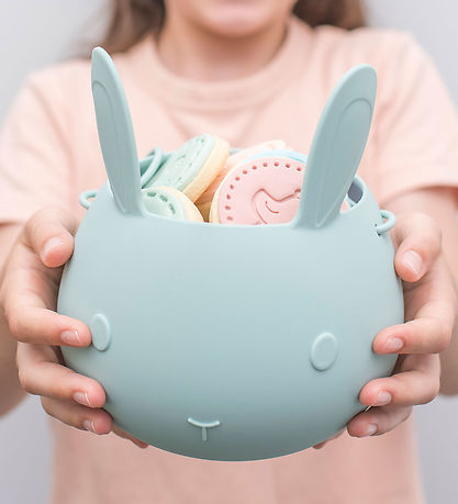 We Might Be Tiny Eimer - Bunny Basket - Türkis