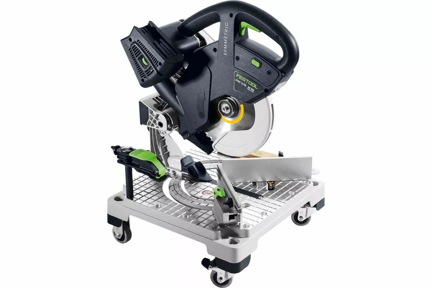 Festool SYMC 70 4,0 EBI-Plus SYMMETRIC 2x18V Accu-plintenzaag set (2x 4.0Ah accu)