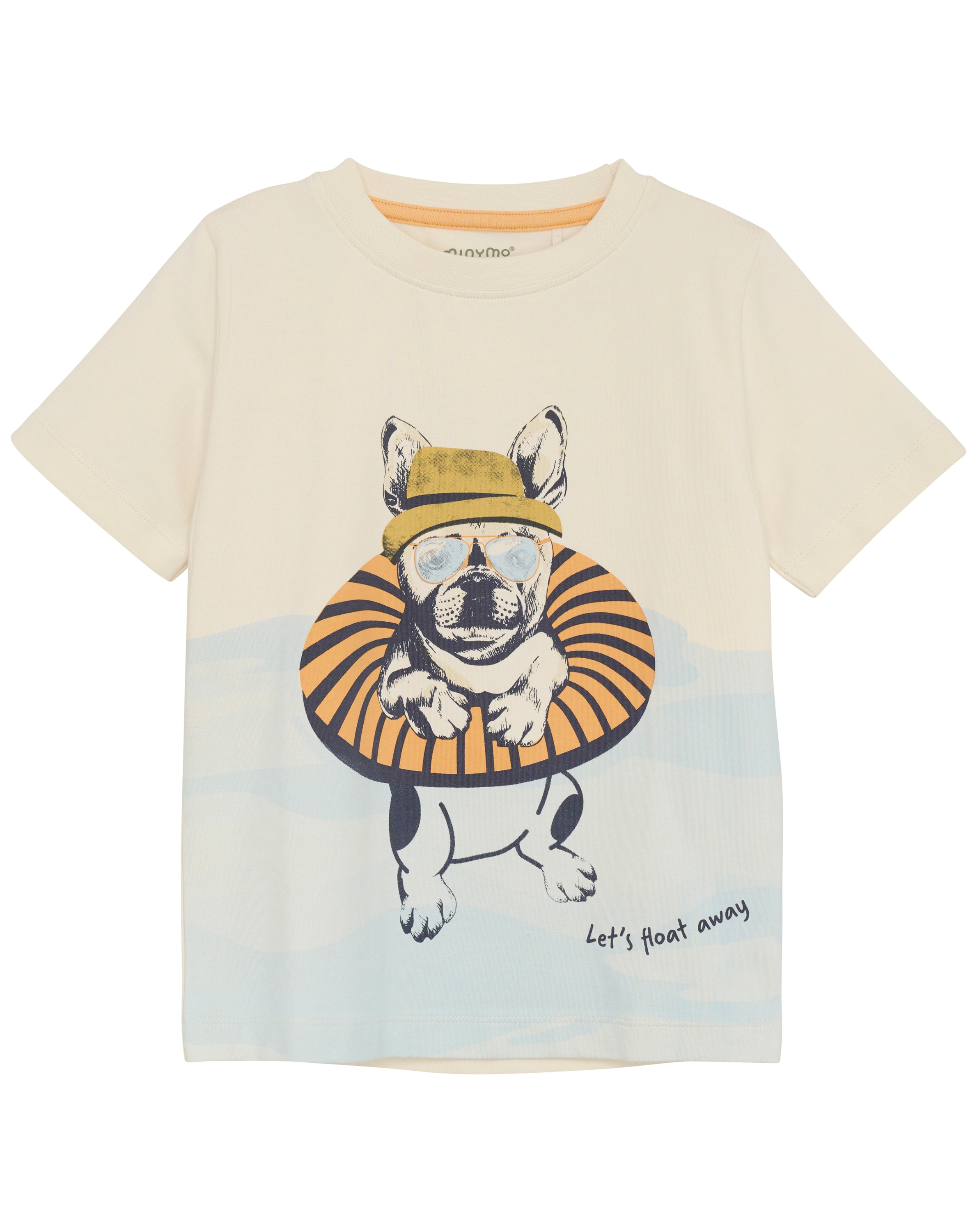 T-Shirt LETS FLOAT AWAY in beige