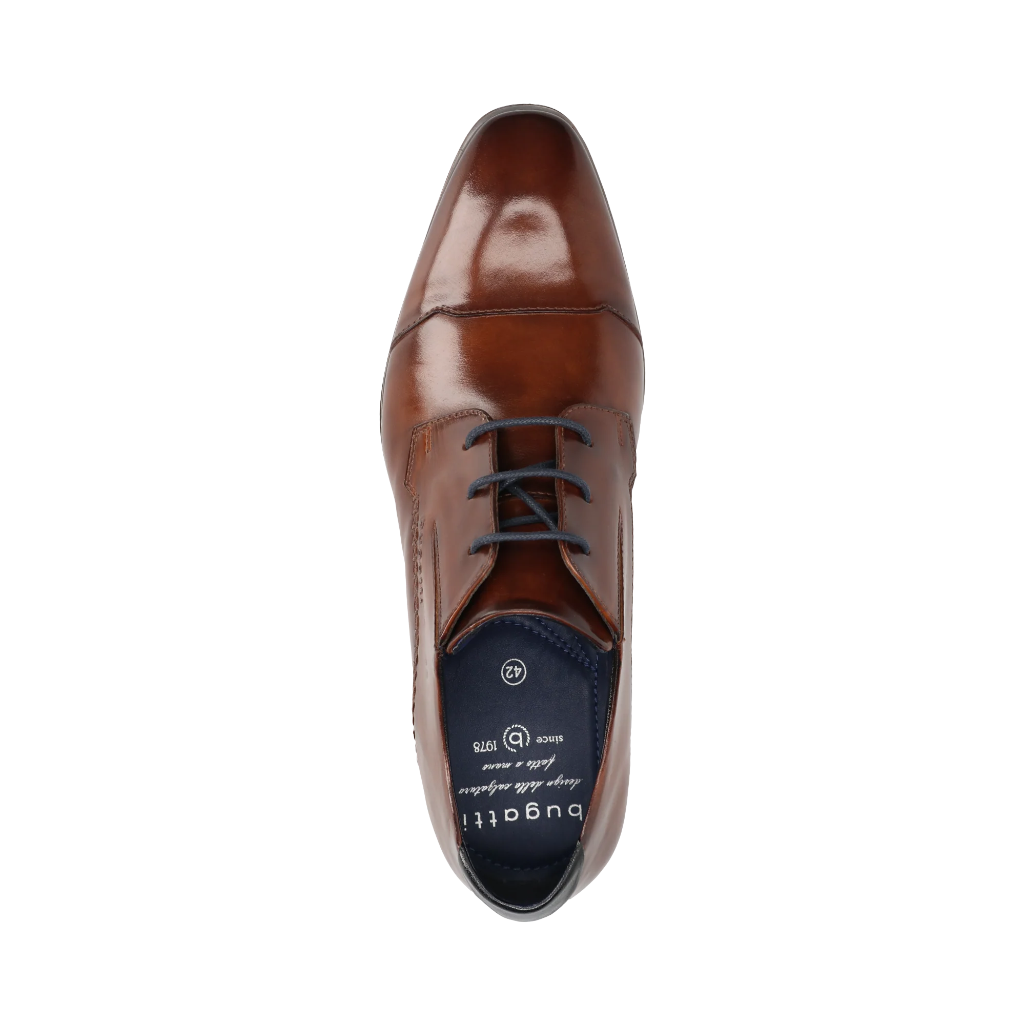 Leder Business Schnürer braun