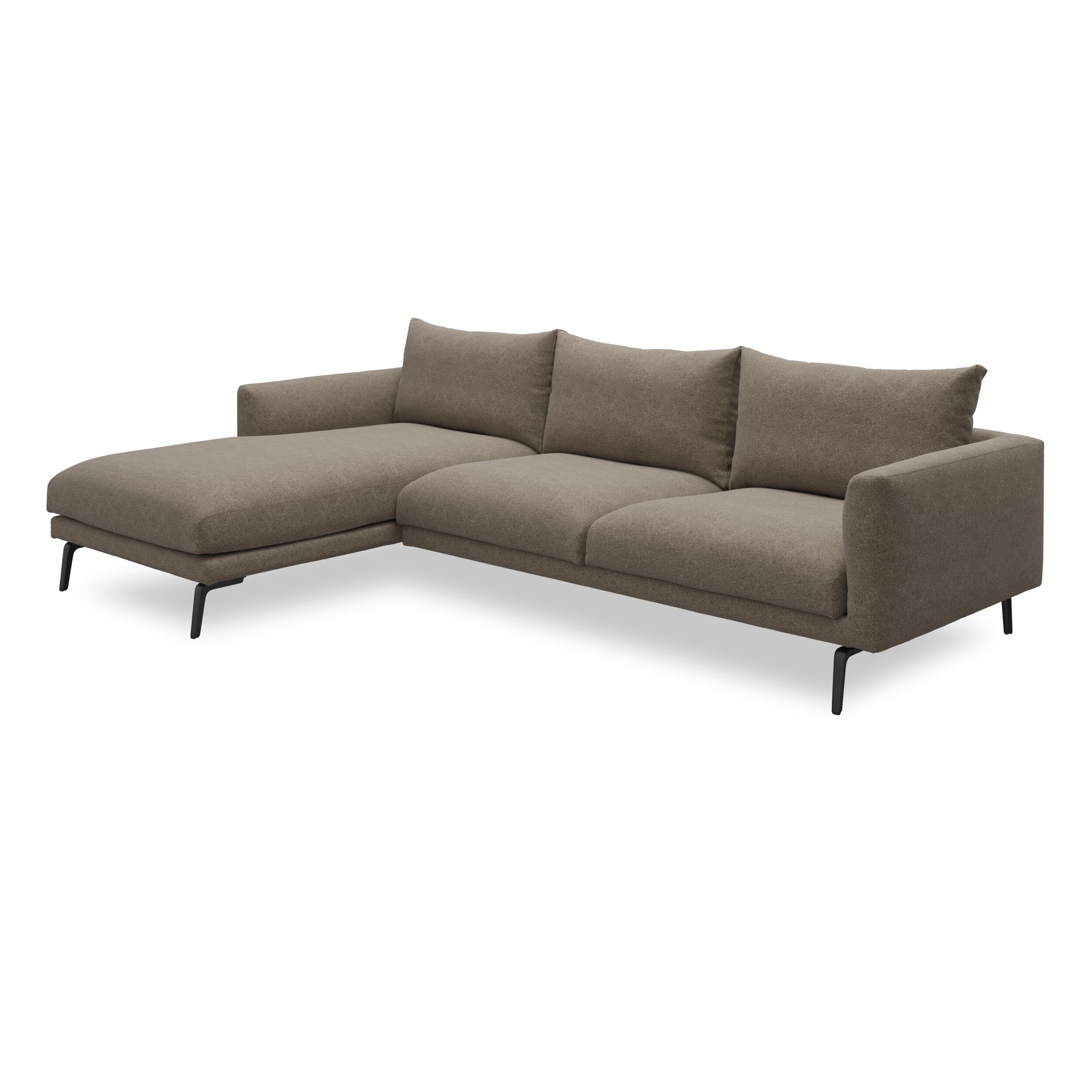 Hallsberg venstrevendt sofa med chaiselong