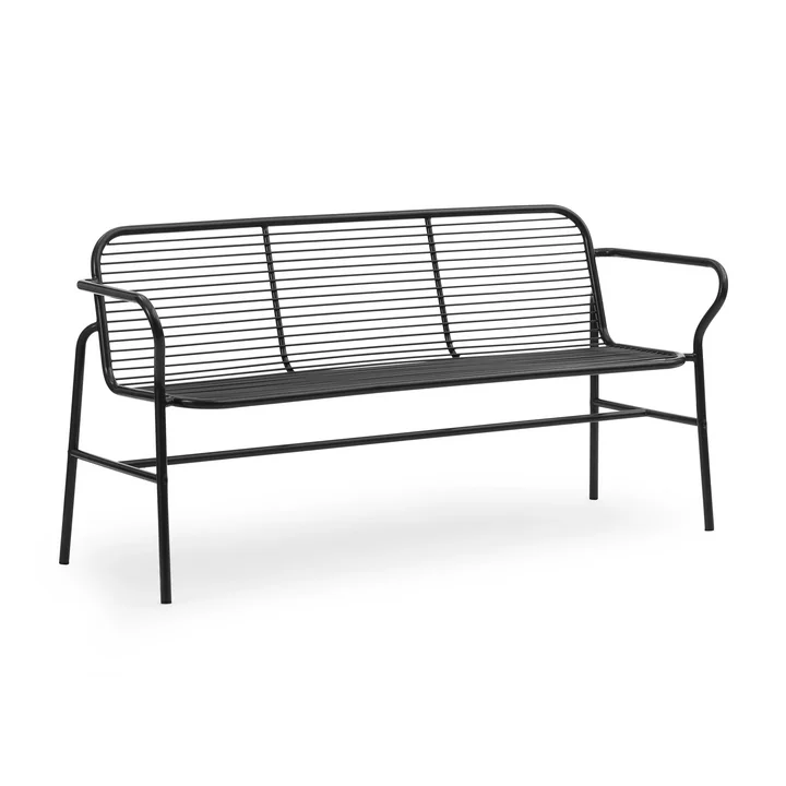 Normann Copenhagen - Vig Dining Bench, schwarz