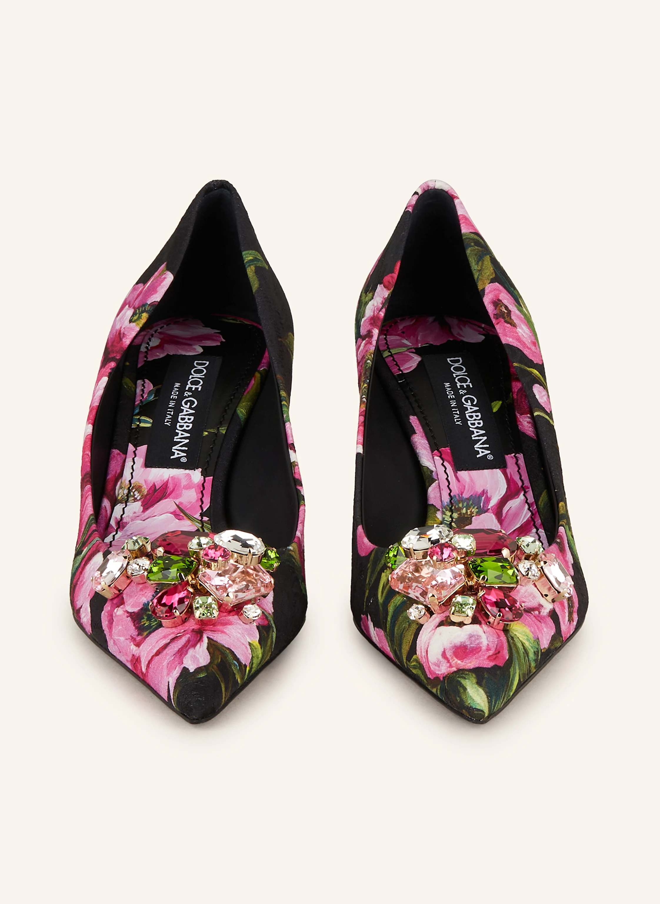 DOLCE & GABBANA Pumps mit Schmucksteinen