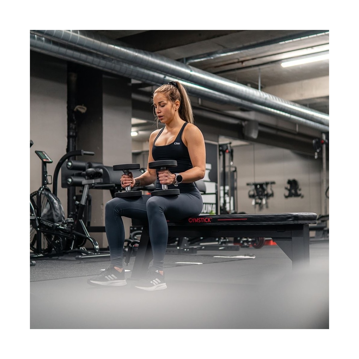 Gymstick Pro PU Dumbbells 10 kg