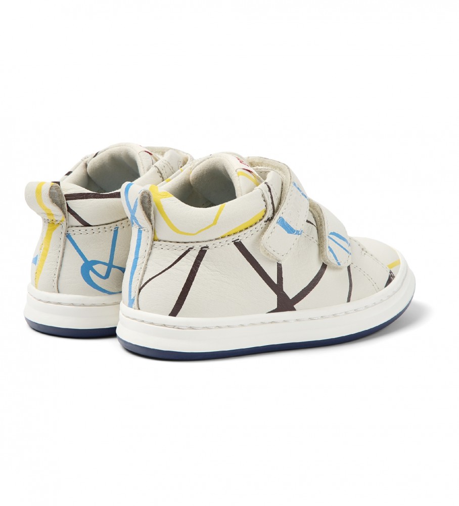 Tênis de couro Camper Runner Four Twins, branco