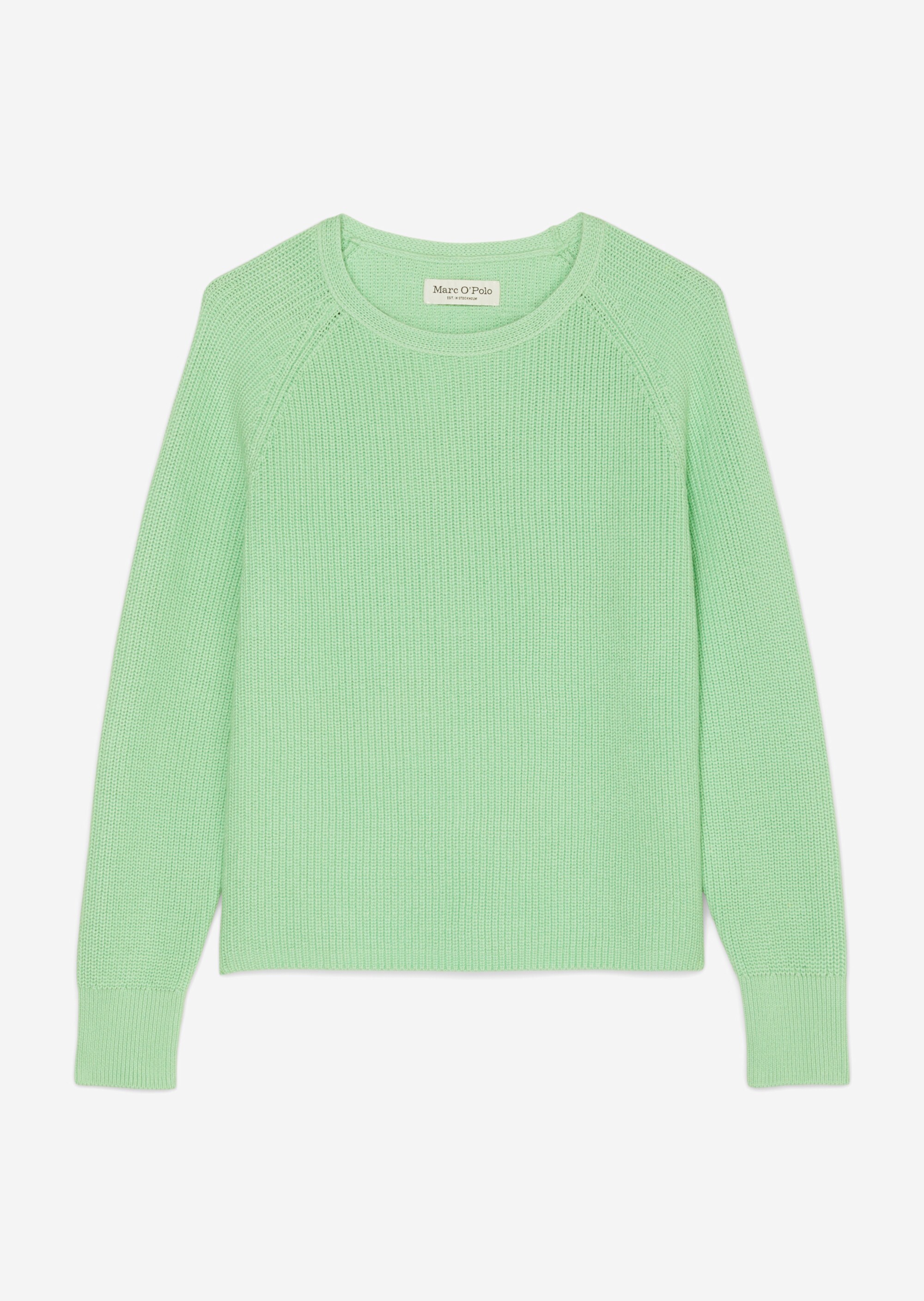 Strickpullover cropped aus Heavy-Weight-Organic-Cotton