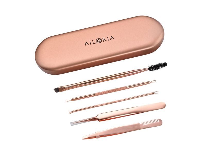 Ailoria Gesichtsreiniger Pure Pro Mitesser-Entferner und Augenbrauen-Set