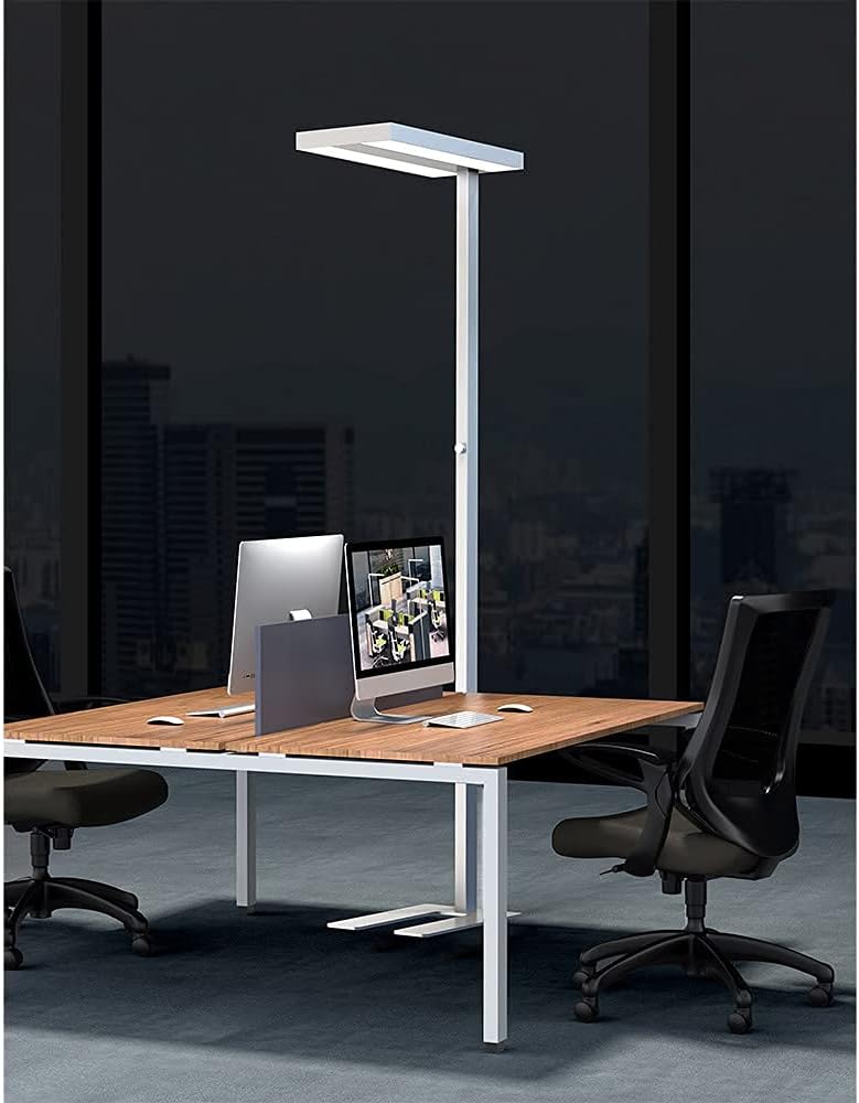 NCC-Licht LED Stehleuchte Lara Silber Up & Down 2 x 40W 8800lm Neutralweiß 4000K UGR