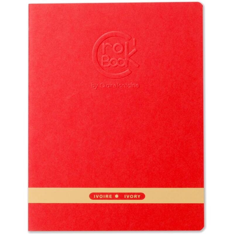 Crok'Book carnet piqué 24F 17x22cm 90g papier ivoire F - Aléatoire