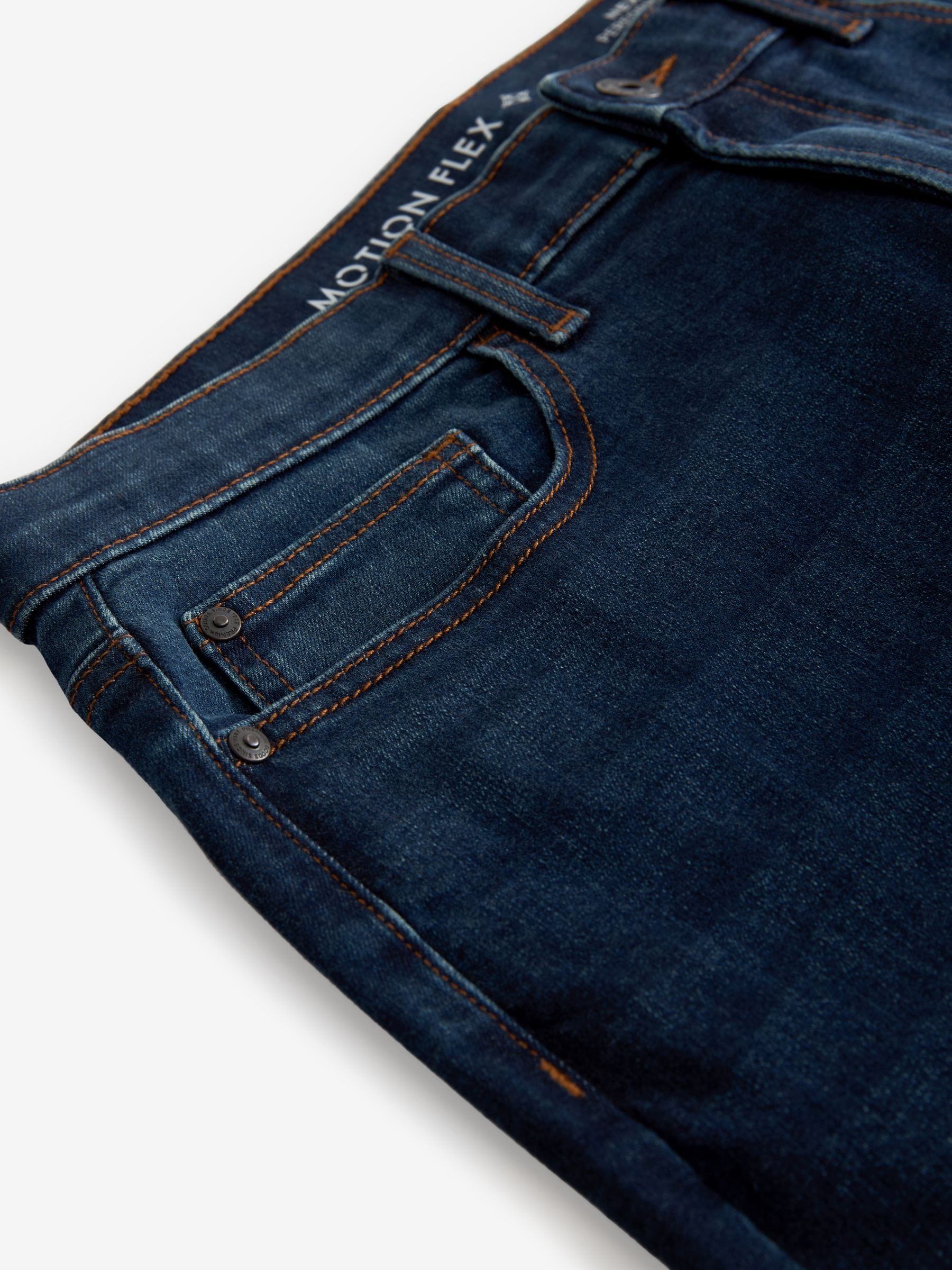 Blauw - Straight fit - Motionflex jeans
