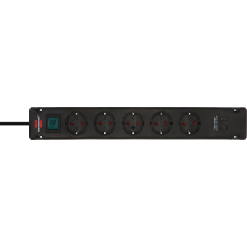 Brennenstuhl Stekkerdoos 5-voudig + 2 USB-C 3 Meter Zwart