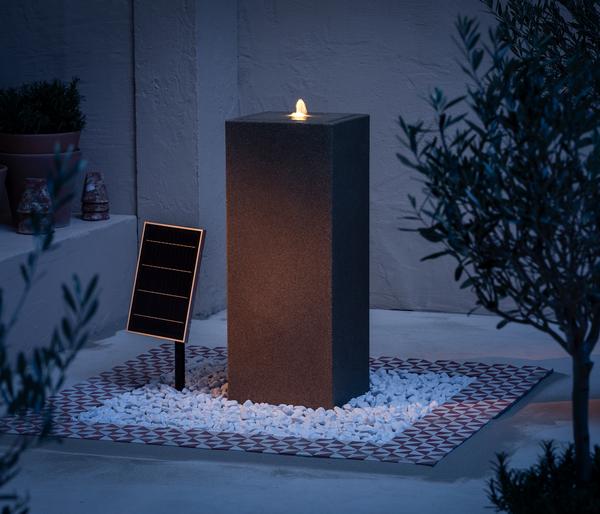 Dehner Polyethylen-Solarbrunnen Glonn, ca. H90