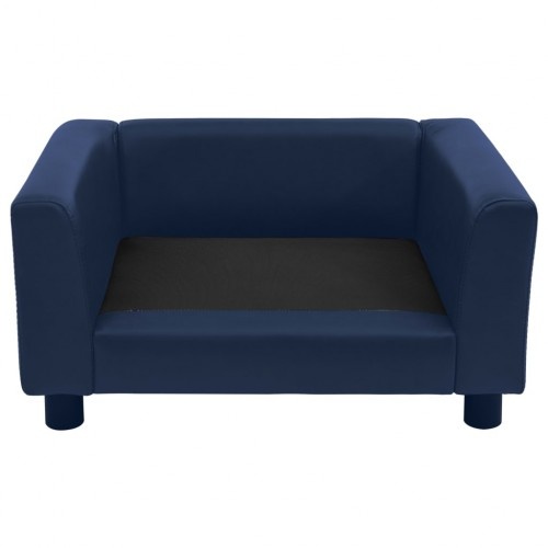 Sofá para cães Vidaxl azul plano