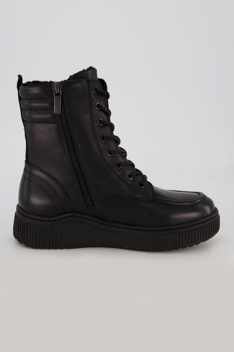 Tamaris Leder-Boots, Webpelz-Futter, Weite H