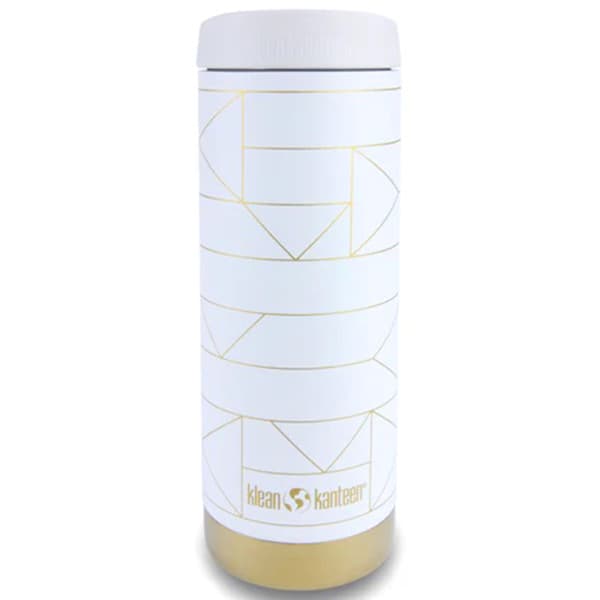 Bouteille isotherme KLEAN KANTEEN TKWIDE LTD 16OZ TOFU/GEOMETRIC GOLD